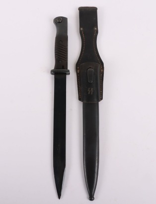 Interesting WW2 German Police Issue K98 Combat Bayonet