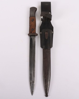 Pre-War German K98 Combat Bayonet with Matching Numbers