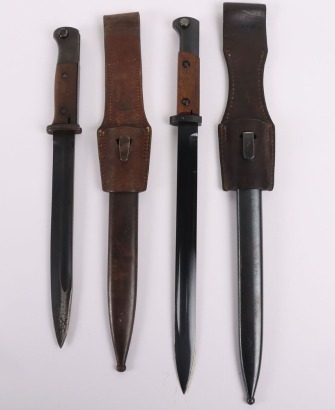 Czech VZ-24 Mauser Bayonet Re-Issued to German Forces