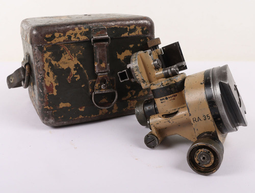 WW2 German Machine Gun Optical Sight With Carrier Case ww2-german-machine-gun-optical-sight-with-carrier-case