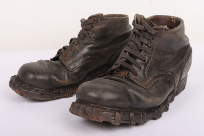 Pair of WW2 German Mountain Troops Ankle Boots