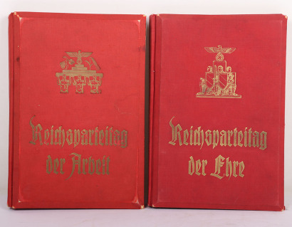 Set of 2 Stereoscopic Photo Albums “Reichsparteitag der Arbeit 1936/37”