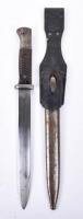 WW2 German K98 Bayonet with Leather Frog