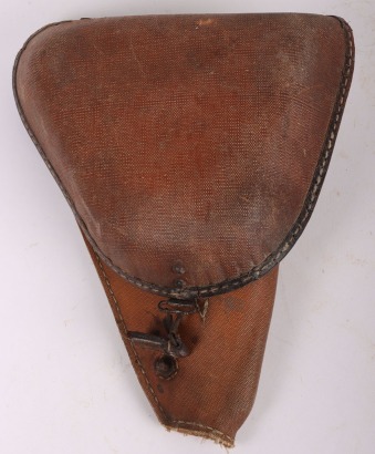 Scarce WW2 Japanese Nambu Pistol Holster in Rubberised Material