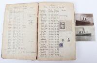 Fascinating and Important Naval Log / Album to White Star Line Captain Charles Edwin Stark With Titanic Interest