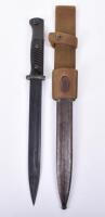 WW2 German Matching Numbers K98 Bayonet with Tropical Webbing Frog