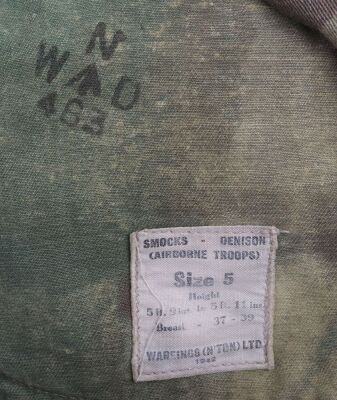 WW2 1942 Dated British Airborne Forces Denison Smock Belonging to Sergeant Charles Kneale, 1st Airborne Division, Veteran of the Battle of Arnhem - 11