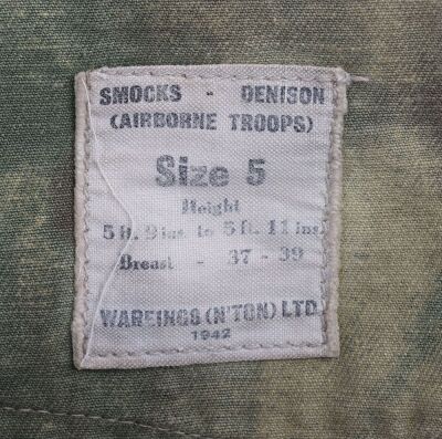 WW2 1942 Dated British Airborne Forces Denison Smock Belonging to Sergeant Charles Kneale, 1st Airborne Division, Veteran of the Battle of Arnhem - 12