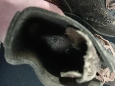 Rare WW1 British B5 Boots 1917 Dated - 8