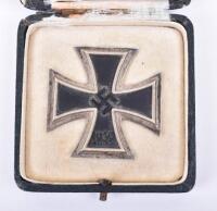 Third Reich Iron Cross 1st Class by Wilhelm Deumer in Box of Issue