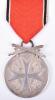 Scarce Third Reich Eagle Order Silver Medal of Merit with Swords