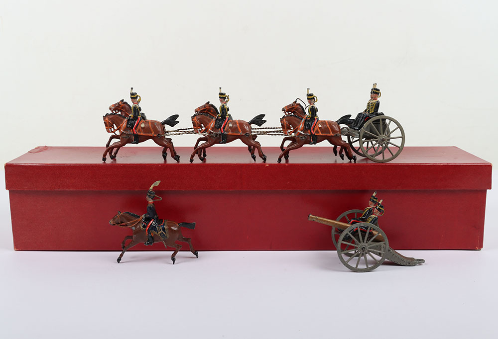 Britains set 39, Royal Horse Artillery Gun team at the gallop