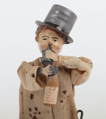 Fernand Martin Tinplate Clockwork Le Pochard Drunkard - 2