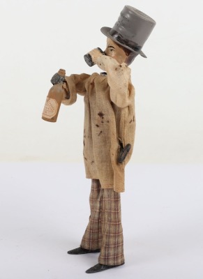 Fernand Martin Tinplate Clockwork Le Pochard Drunkard - 5