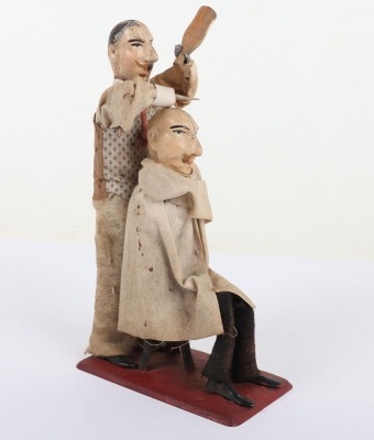 Scarce Fernand Martin Tinplate Clockwork L Artiste Capillaire The Hair Artist French circa 1905