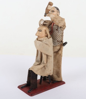 Scarce Fernand Martin Tinplate Clockwork L Artiste Capillaire The Hair Artist French circa 1905 - 2