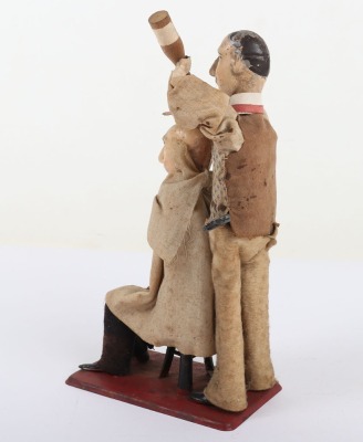 Scarce Fernand Martin Tinplate Clockwork L Artiste Capillaire The Hair Artist French circa 1905 - 3