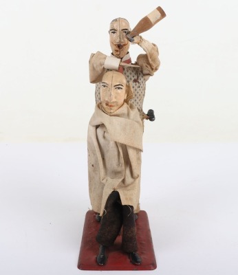 Scarce Fernand Martin Tinplate Clockwork L Artiste Capillaire The Hair Artist French circa 1905 - 6