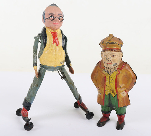 Issmayer Grandpa Skater, tinplate, clockwork mechanism