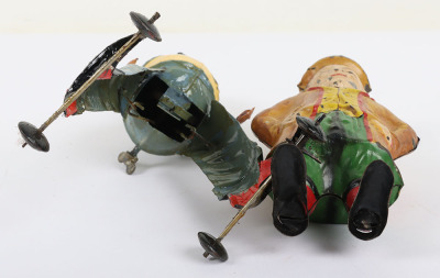 Issmayer Grandpa Skater, tinplate, clockwork mechanism - 5