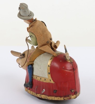Lehmann (Germany) Tinplate Clockwork Paddy Dancing Pig - 4