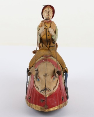 Lehmann (Germany) Tinplate Clockwork Paddy Dancing Pig - 7