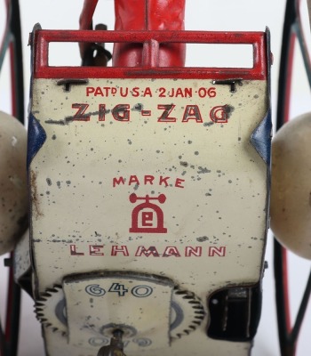 Lehmann (Germany) Tinplate Clockwork Zig-Zag - 7