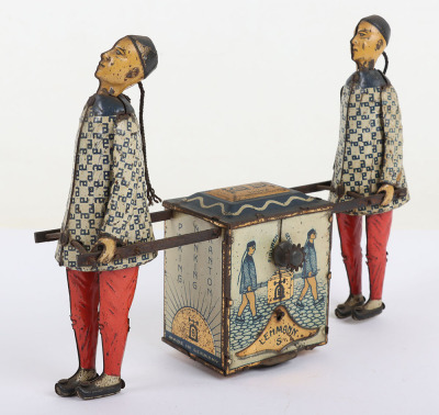A Lehmann (Germany) Tinplate Early Flywheel Version Kadi Tea Chest - 3