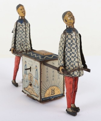 A Lehmann (Germany) Tinplate Early Flywheel Version Kadi Tea Chest - 4