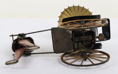 Scarce Lehmann (Germany) Tinplate Clockwork Masuyama Rickshaw EPL 773 - 8