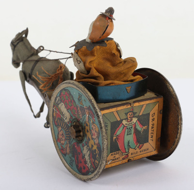 Lehmann (Germany) Tinplate Clockwork The Balky Mule Stubborn Donkey - 4