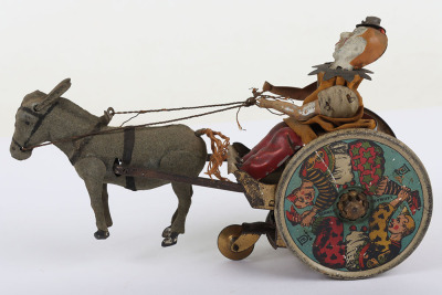 Lehmann (Germany) Tinplate Clockwork The Balky Mule Stubborn Donkey - 5