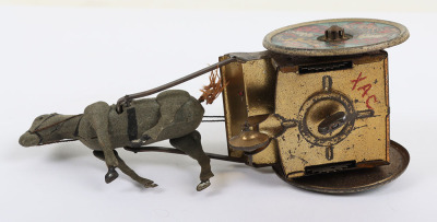 Lehmann (Germany) Tinplate Clockwork The Balky Mule Stubborn Donkey - 8