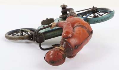 Scarce Lehmann (Germany) Tinplate Clockwork. Echo Motorcyclist EPL 725 - 7