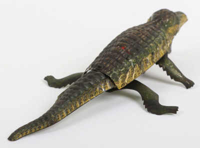 A Scarce Lehmann (Germany) Tinplate Clockwork Crocodile - 5