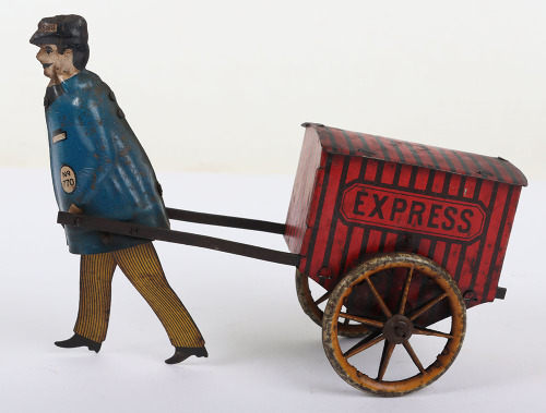 Lehmann (Germany) Tinplate Clockwork Express Porter