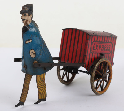 Lehmann (Germany) Tinplate Clockwork Express Porter - 2