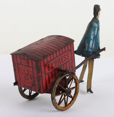 Lehmann (Germany) Tinplate Clockwork Express Porter - 4