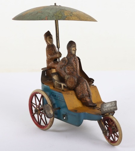 Lehmann (Germany) Tinplate Clockwork AM POL Artic Explorer 3 Wheel Car