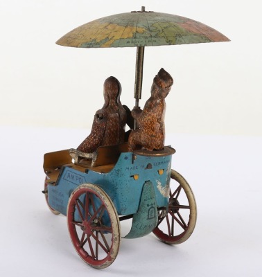 Lehmann (Germany) Tinplate Clockwork AM POL Artic Explorer 3 Wheel Car - 3