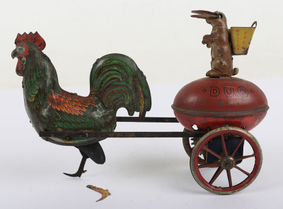 Lehmann (Germany) Tinplate Clockwork Rooster & Rabbit Duo EPL 722 - 5