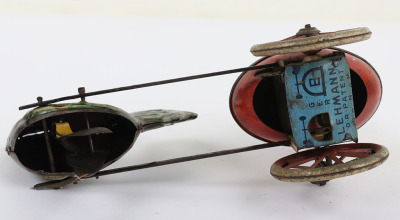 Lehmann (Germany) Tinplate Clockwork Rooster & Rabbit Duo EPL 722 - 6