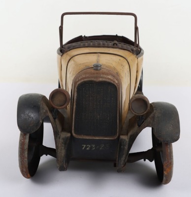 Jouet (France) Tinplate Clockwork Andre Citroen Torpedo Commercial B14 - 3