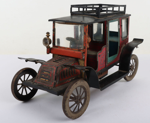 A Hans Eberl (Germany) Tinplate Clockwork Renault Limousine