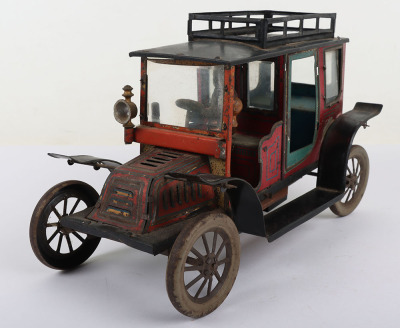 A Hans Eberl (Germany) Tinplate Clockwork Renault Limousine