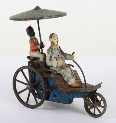 Scarce Lehmann (Germany) Tinplate Clockwork New Century Cycle 345 circa post 1908 - 3
