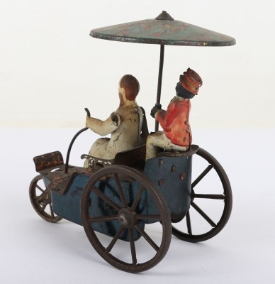 Scarce Lehmann (Germany) Tinplate Clockwork New Century Cycle 345 circa post 1908 - 5