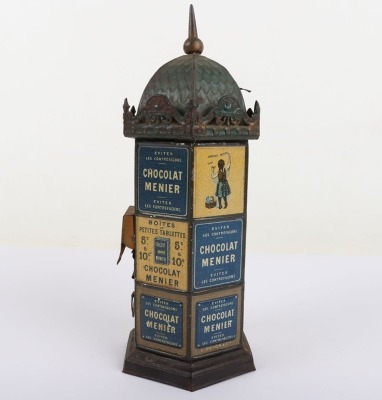 L.Revon & Co Paris France Chocolat Menier Mechanical Dispenser/Bank - 3