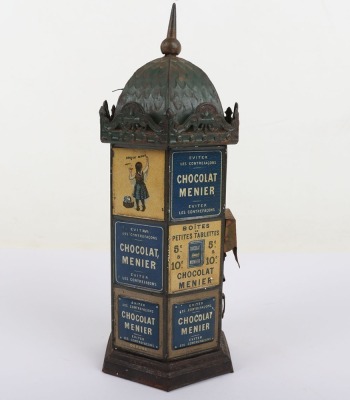L.Revon & Co Paris France Chocolat Menier Mechanical Dispenser/Bank - 4