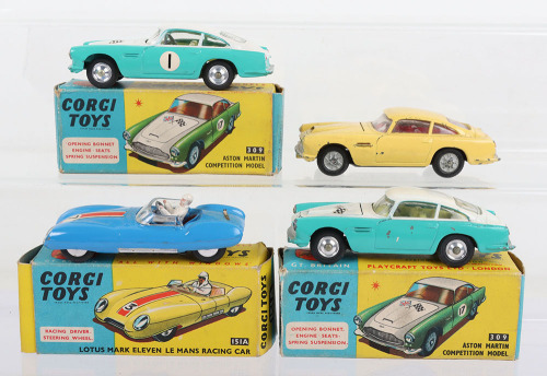 Four vintage Corgi Toys